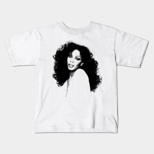 Donna Summer // Drawing Style Design Kids T-Shirt